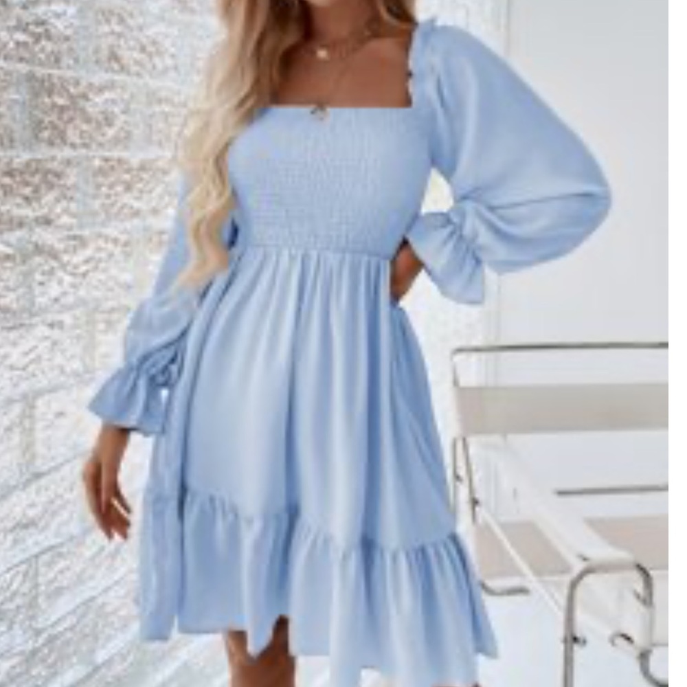 SHEIN Light Blue Dress - Picture 4 of 4
